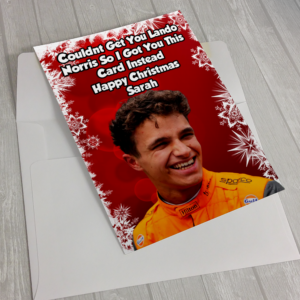 lando norris christmas xmas card