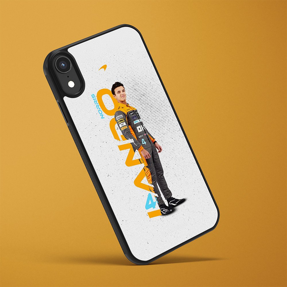 Lando Norris McLaren F1 Car Phone Case For All iPhone Samsung and Google Phones